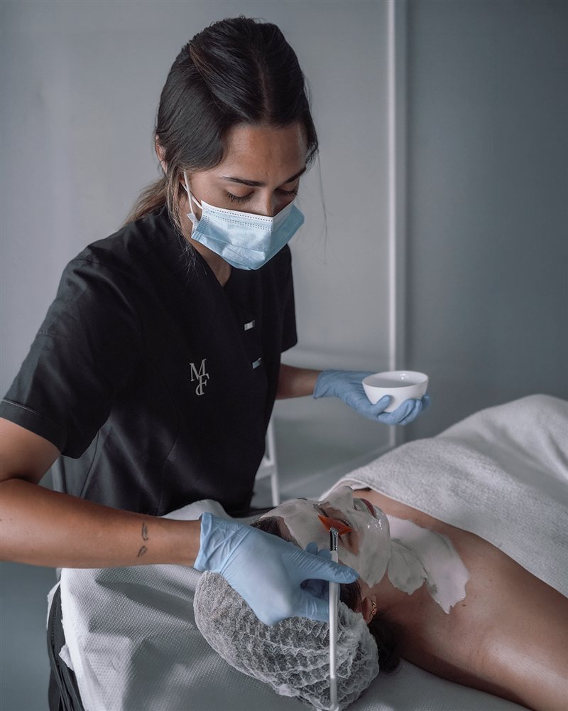 Tratamiento facial en Clínica María de Felipe